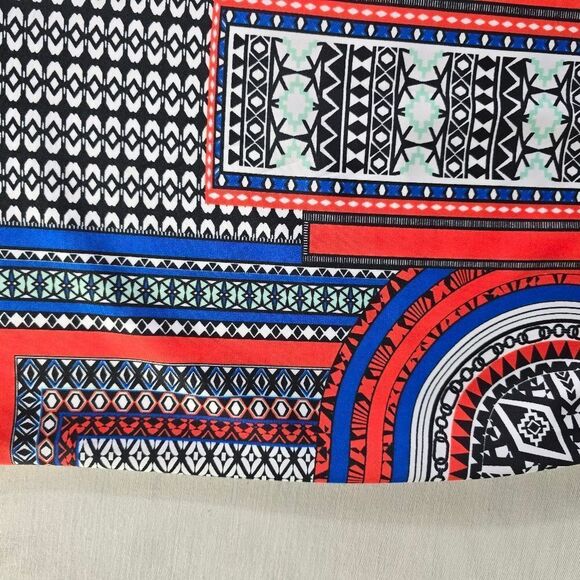 Valerie Stevens Geo Print Pencil Skirt - Picture 3 of 6